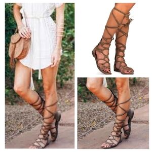 Breckelles NEW Rita-72 Strappy Gladiator Sandals